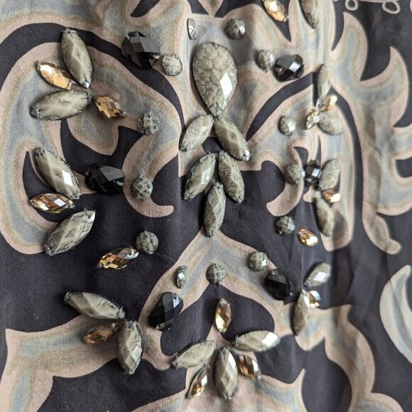 Hale Bob silk embellished tunic - Picture 3 of 8